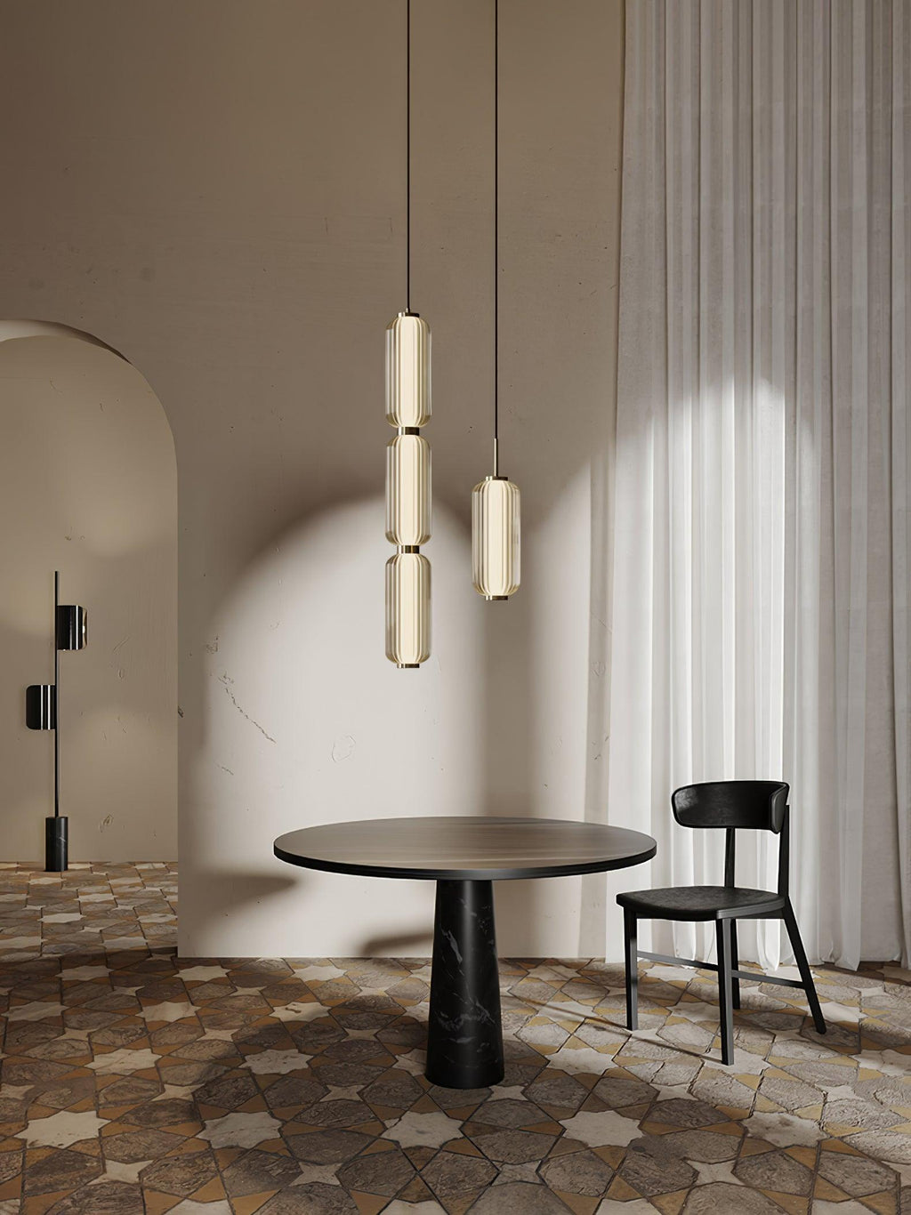 Cylindra Lampe Pendante en Verre Moderne - Neutralighting