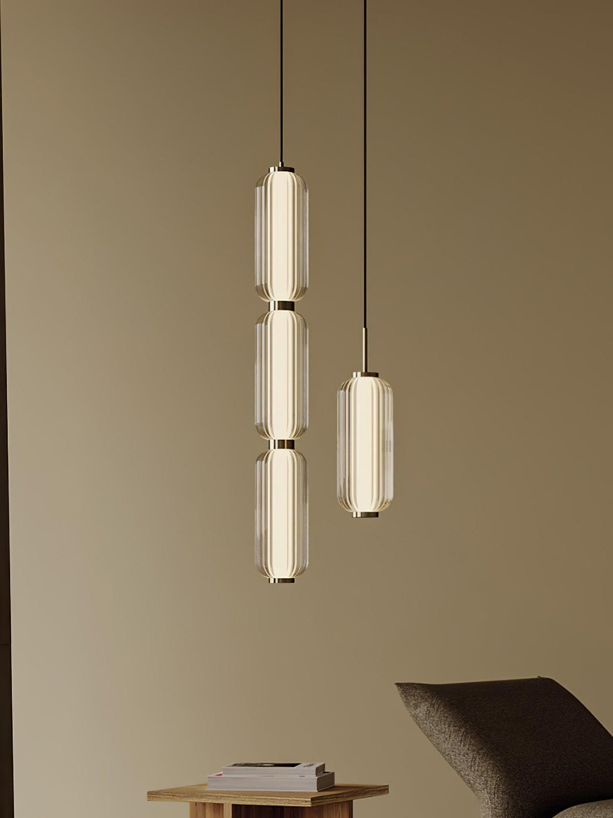 Cylindra Lampe Pendante en Verre Moderne - Neutralighting