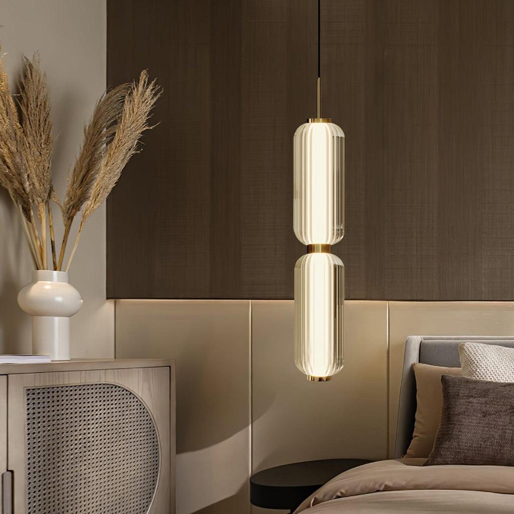 Cylindra Lampe Pendante en Verre Moderne - Neutralighting