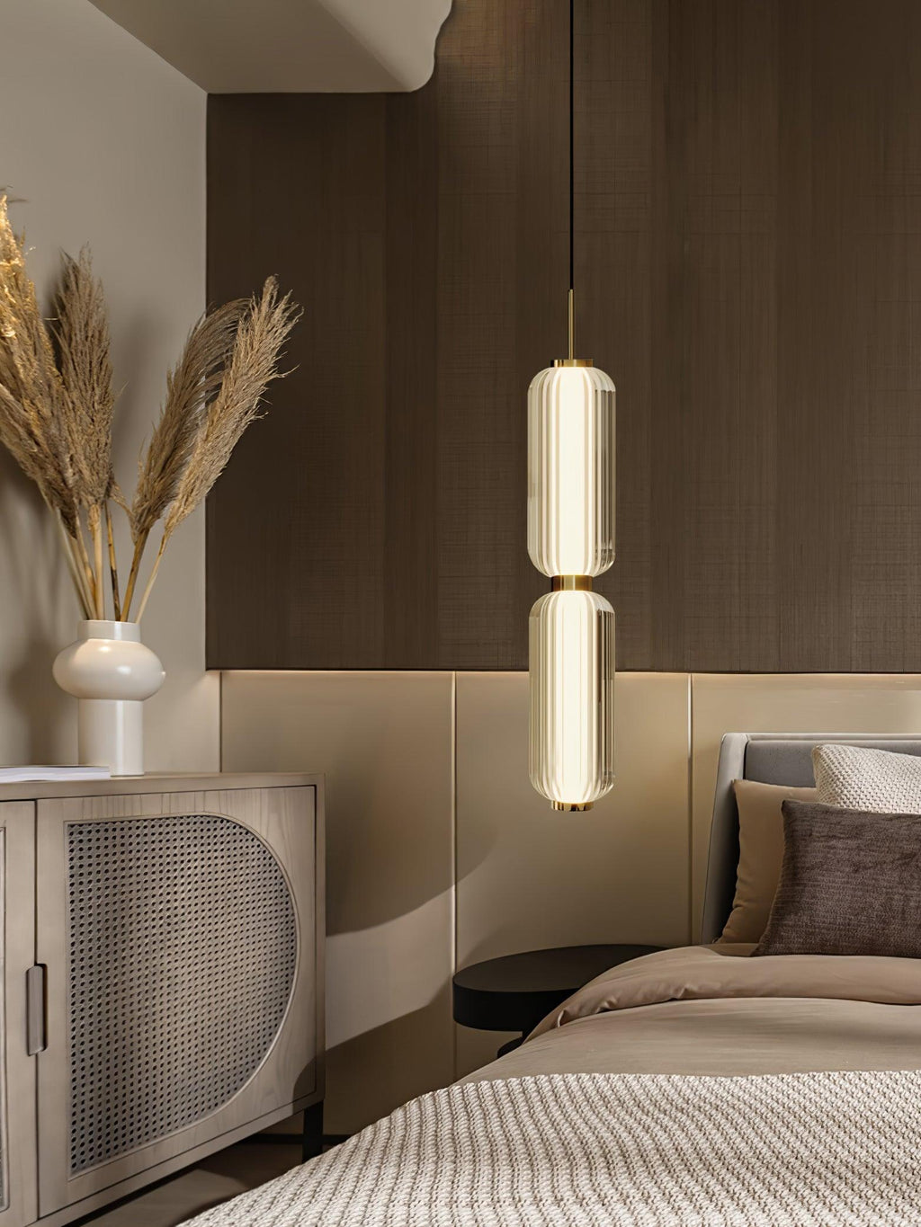 Cylindra Lampe Pendante en Verre Moderne - Neutralighting