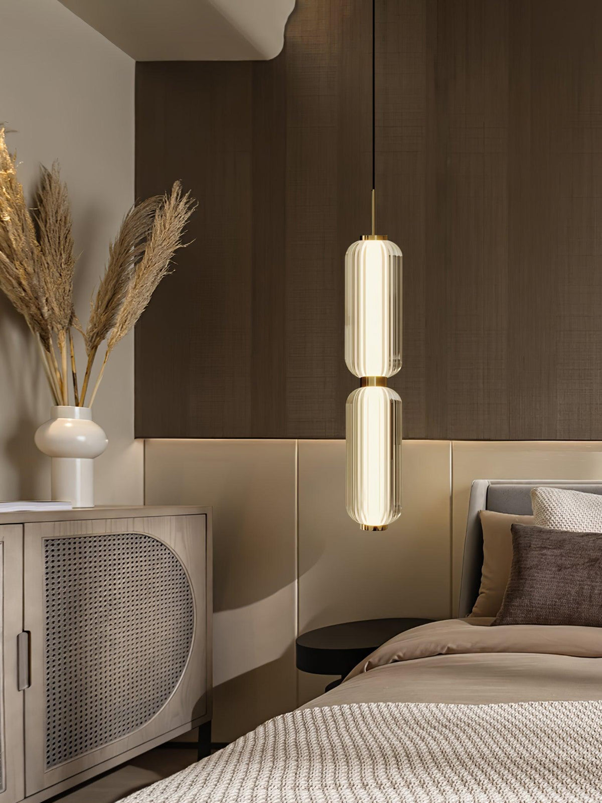 Cylindra Lampe Pendante en Verre Moderne - Neutralighting