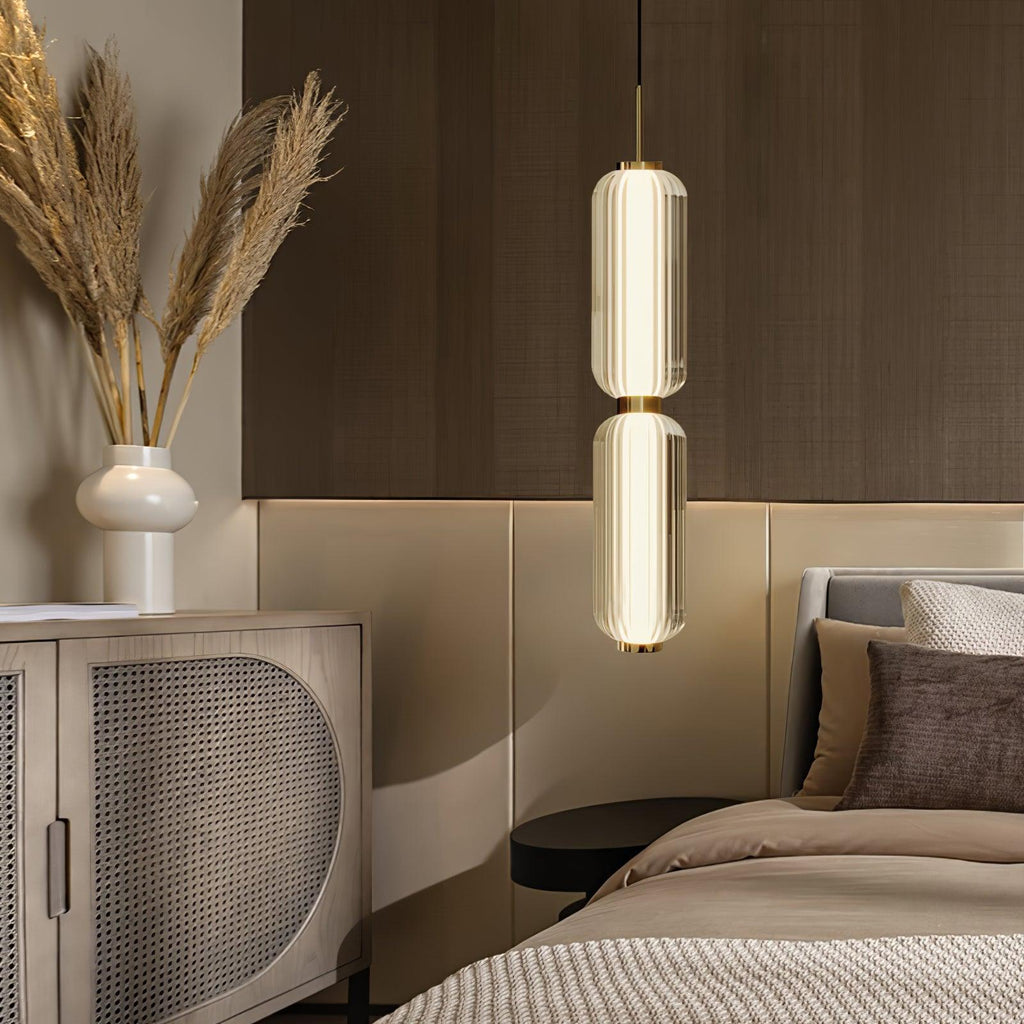 Cylindra Lampe Pendante en Verre Moderne - Neutralighting