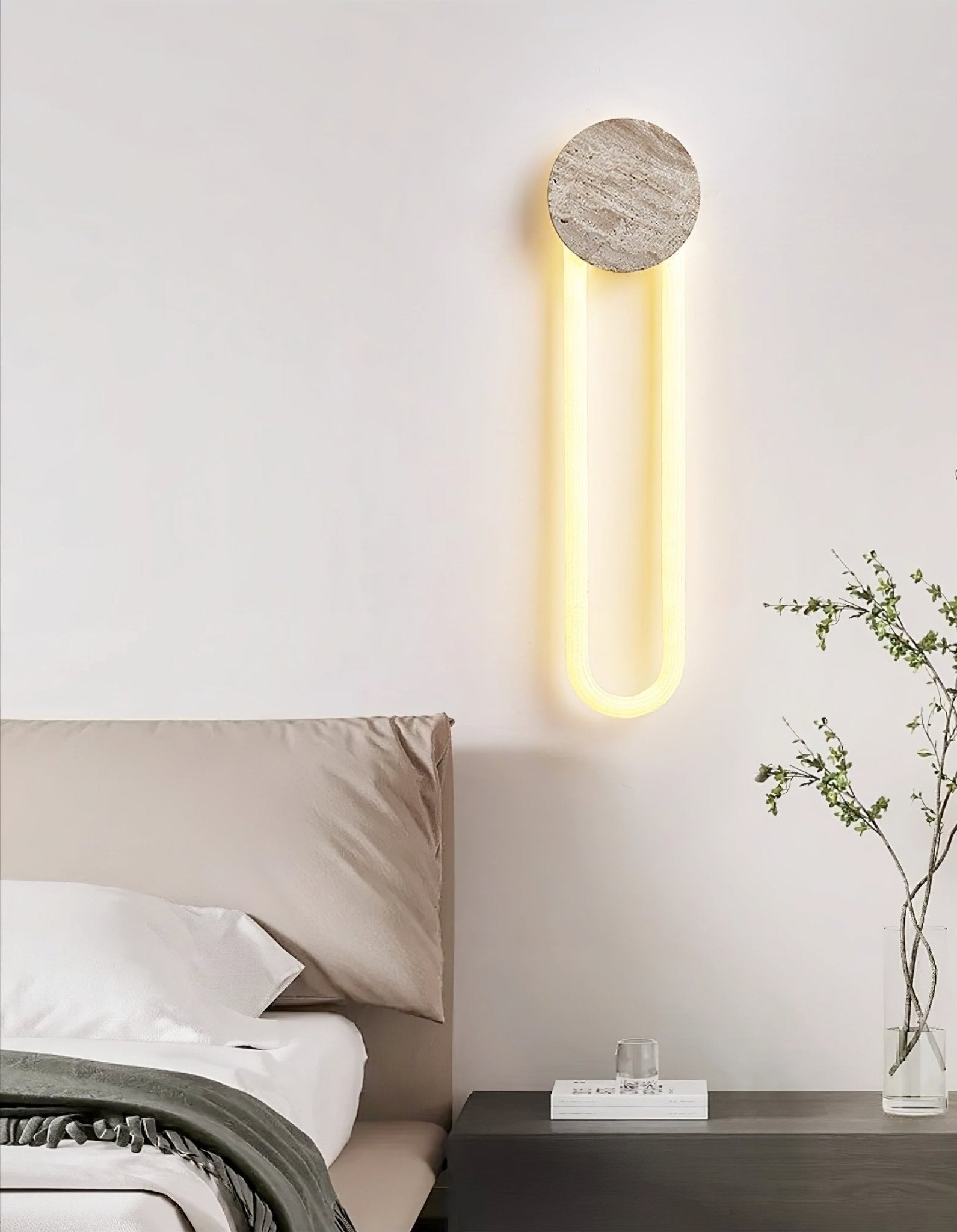 Mysole Applique Murale Travertin - Neutralighting