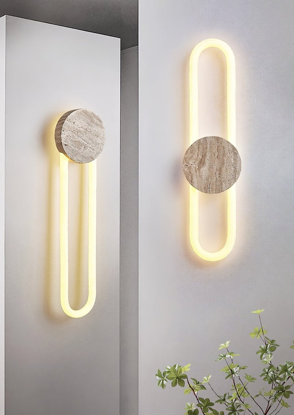 Mysole Applique Murale Travertin - Neutralighting