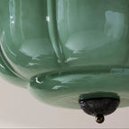 Eldio Lampe Plafond Semi-Encastrée en Verre Vert - Neutralighting