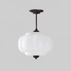 Eldio Lampe Plafond Semi-Encastrée en Verre Vert - Neutralighting