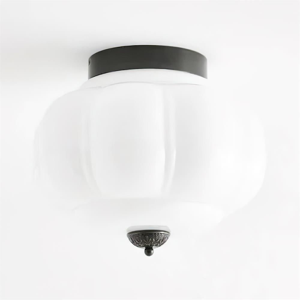 Elyra Lampe de Plafond en Verre Vert - Neutralighting