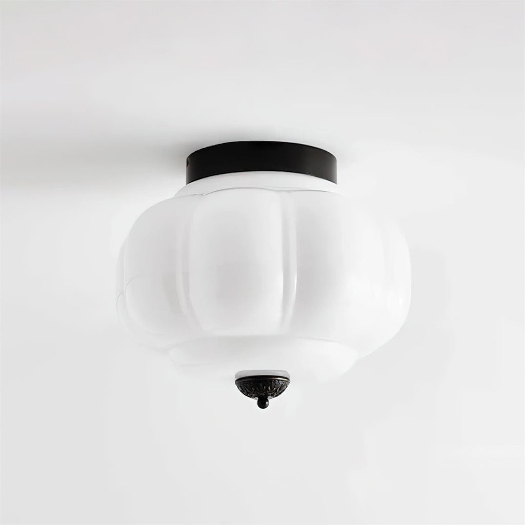Elyra Lampe de Plafond en Verre Vert - Neutralighting