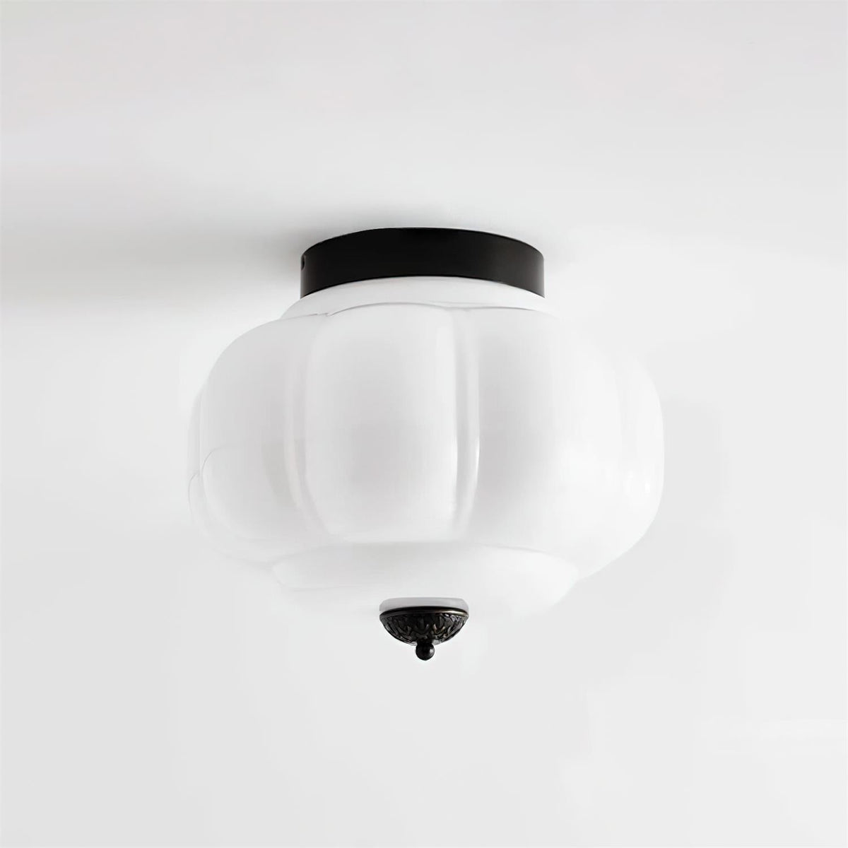 Elyra Lampe de Plafond en Verre Vert - Neutralighting