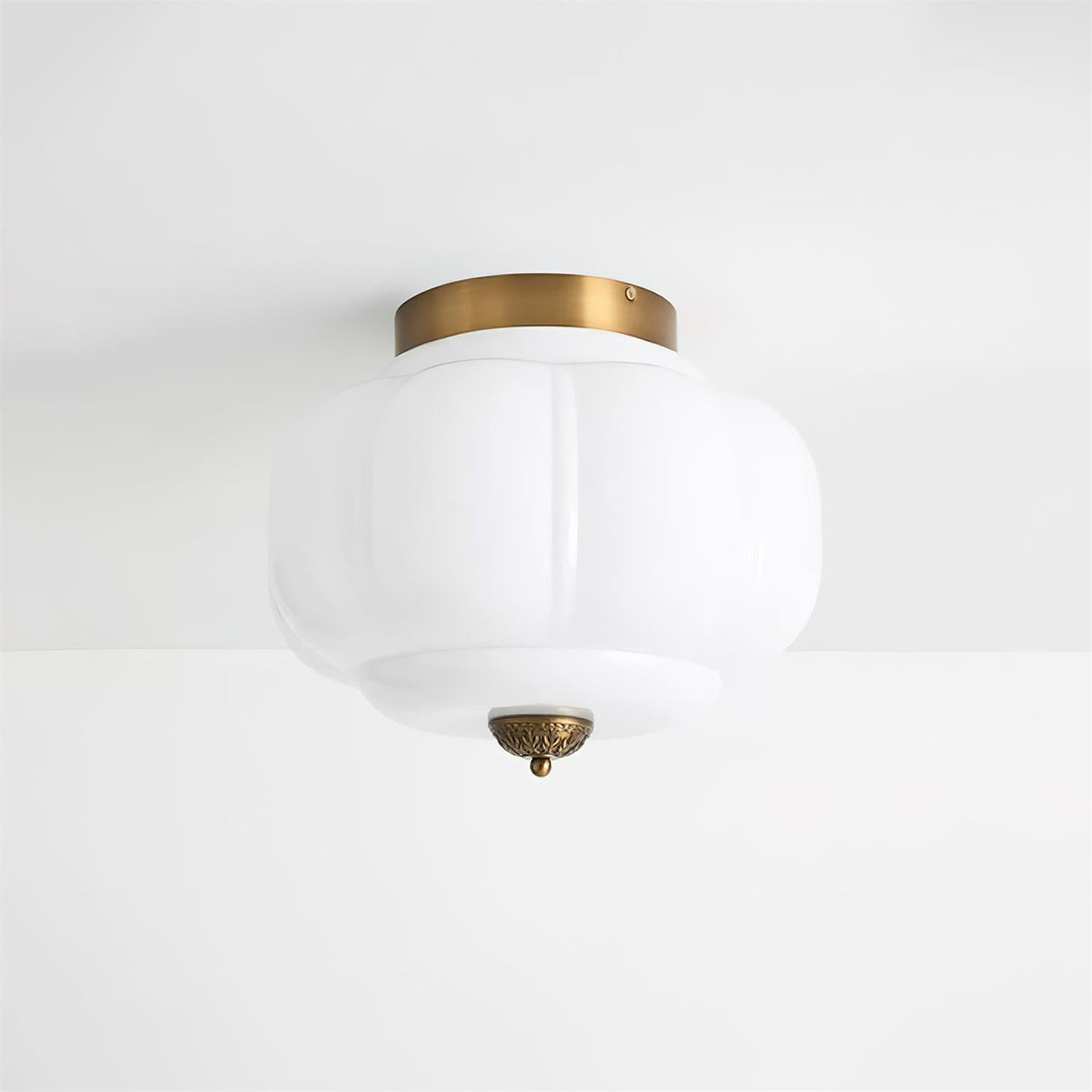 Elyra Lampe de Plafond en Verre Vert - Neutralighting