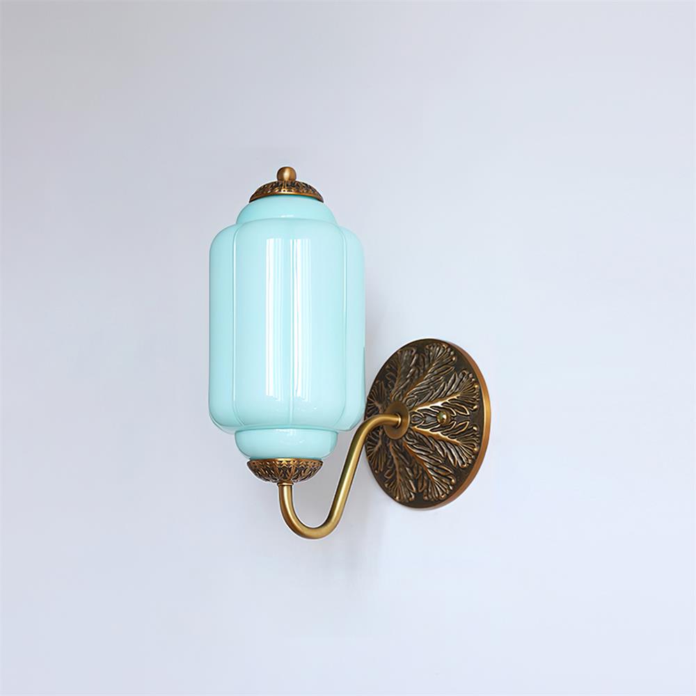 Melvane Applique murale vintage en verre rose - Neutralighting