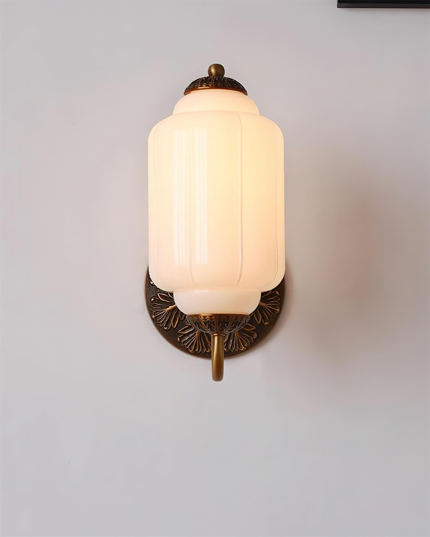 Melvane Applique murale vintage en verre rose - Neutralighting