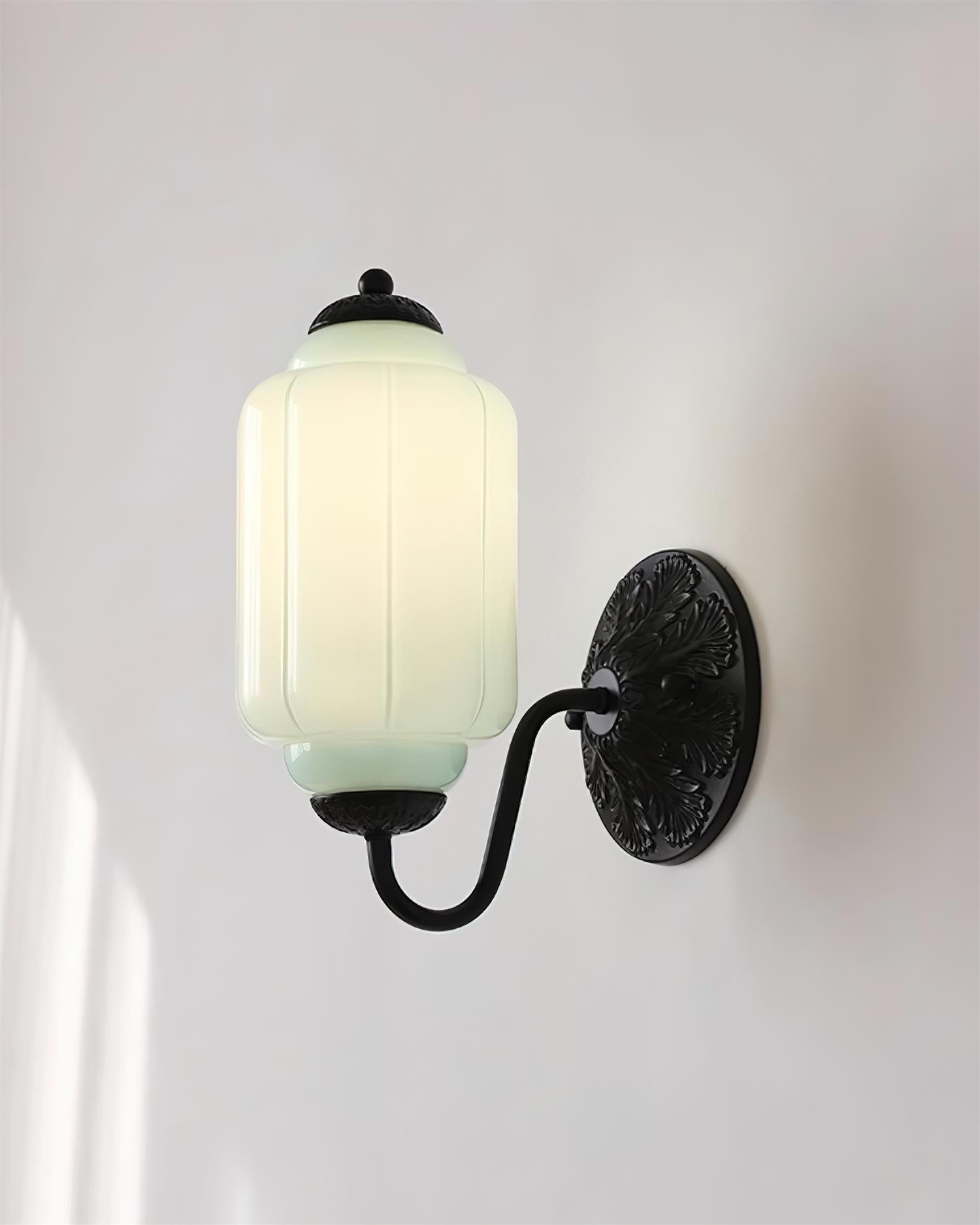 Melvane Applique murale vintage en verre rose - Neutralighting