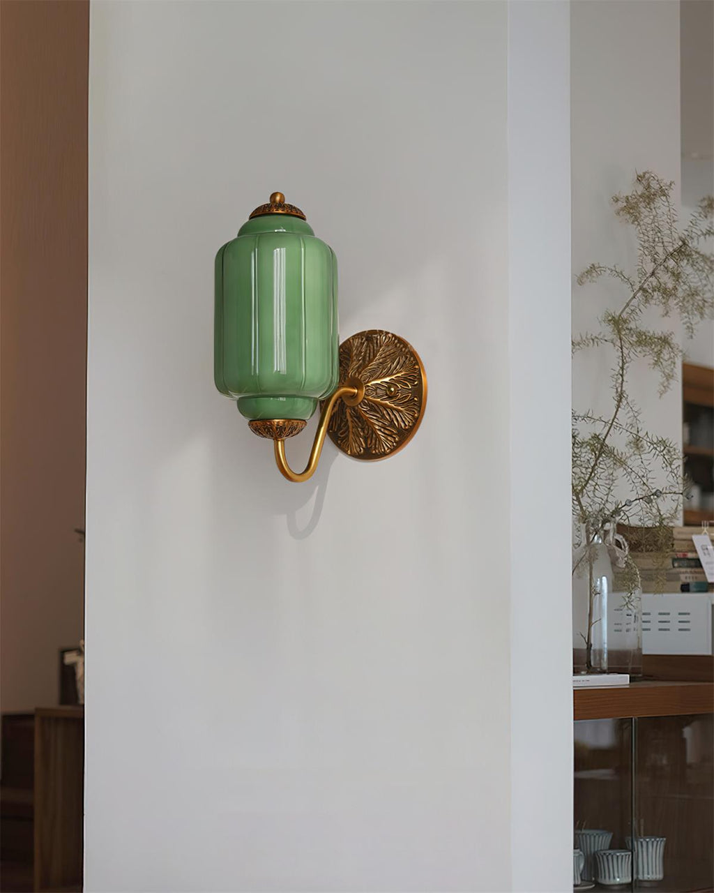 Melvane Applique murale vintage en verre rose - Neutralighting