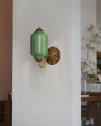 Melvane Applique murale vintage en verre rose - Neutralighting