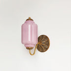 Melvane Applique murale vintage en verre rose - Neutralighting