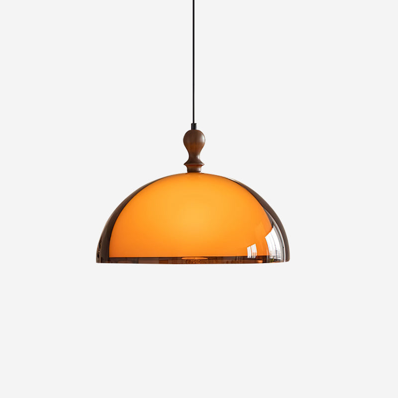 Solven Suspension en forme de dôme en verre ambré - Neutralighting