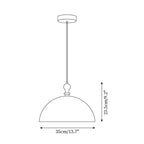 Solven Suspension en forme de dôme en verre ambré - Neutralighting