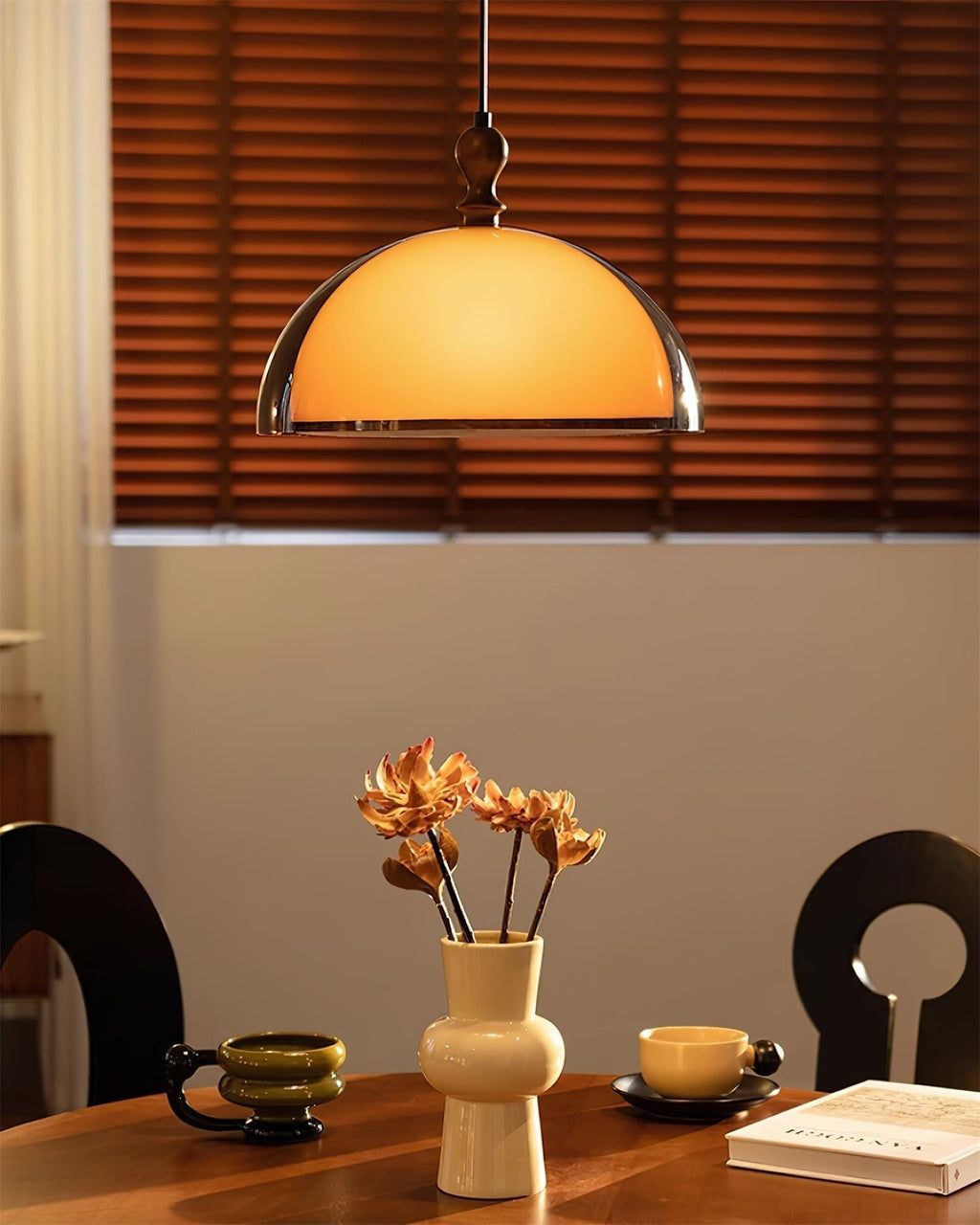 Solven Suspension en forme de dôme en verre ambré - Neutralighting