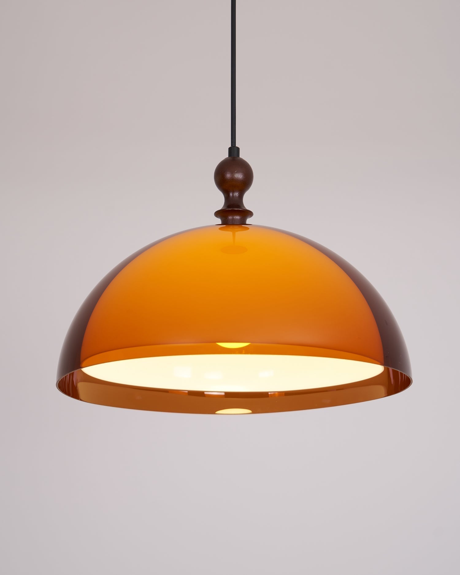 Solven Suspension en forme de dôme en verre ambré - Neutralighting