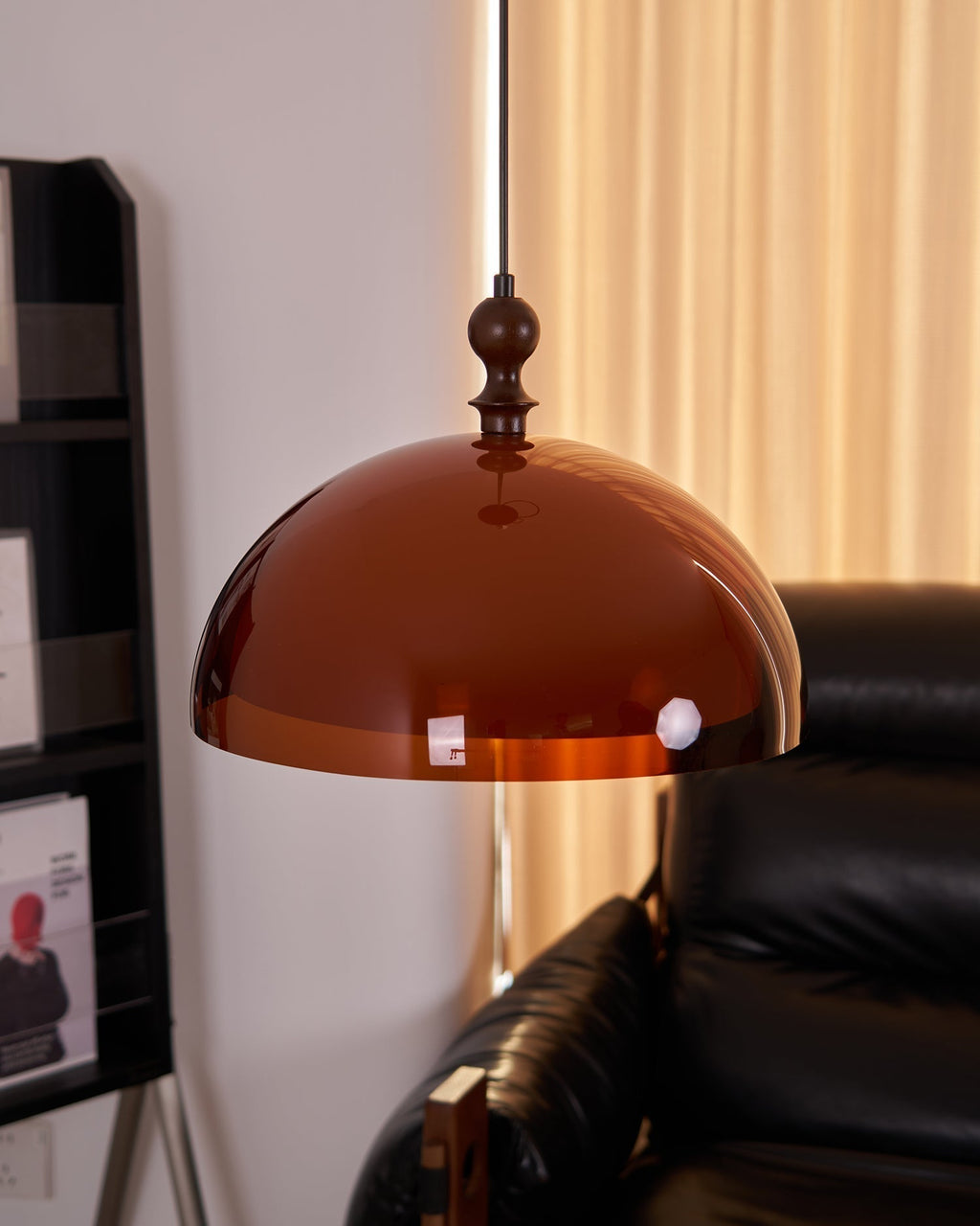 Solven Suspension en forme de dôme en verre ambré - Neutralighting