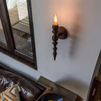 Nove Applique Murale Bois Vintage Moderne - Neutralighting
