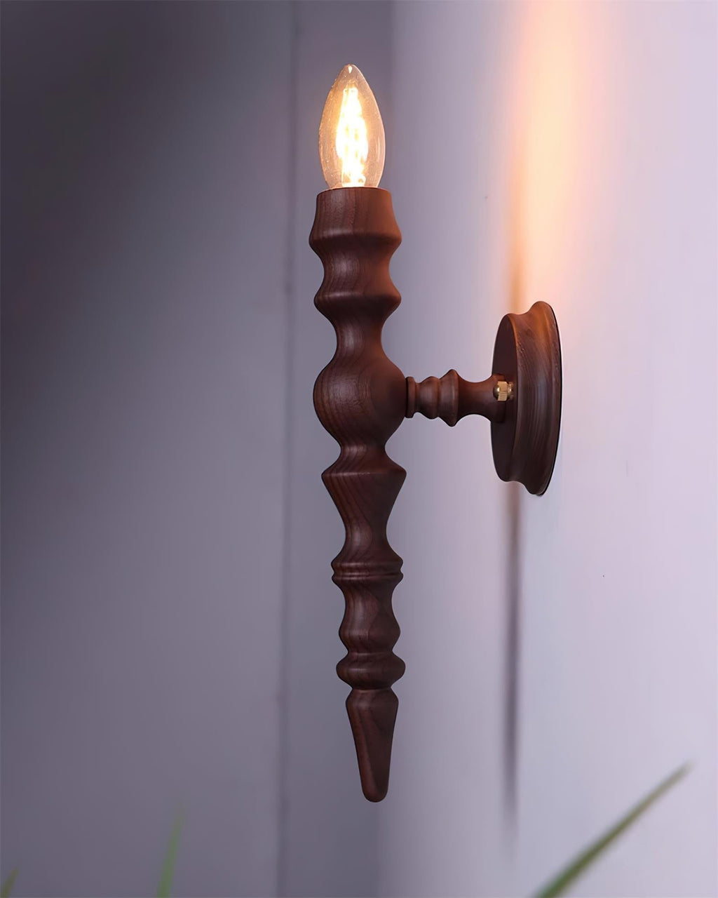 Nove Applique Murale Bois Vintage Moderne - Neutralighting