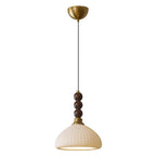 Avshaara Suspension en Tissu Vintage et Bois - Neutralighting