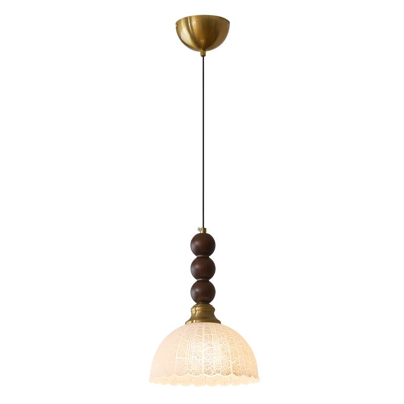 Avshaara Suspension en Tissu Vintage et Bois - Neutralighting