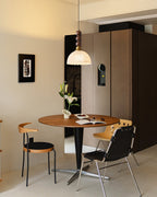 Avshaara Suspension en Tissu Vintage et Bois - Neutralighting