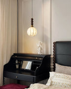 Avshaara Suspension en Tissu Vintage et Bois - Neutralighting