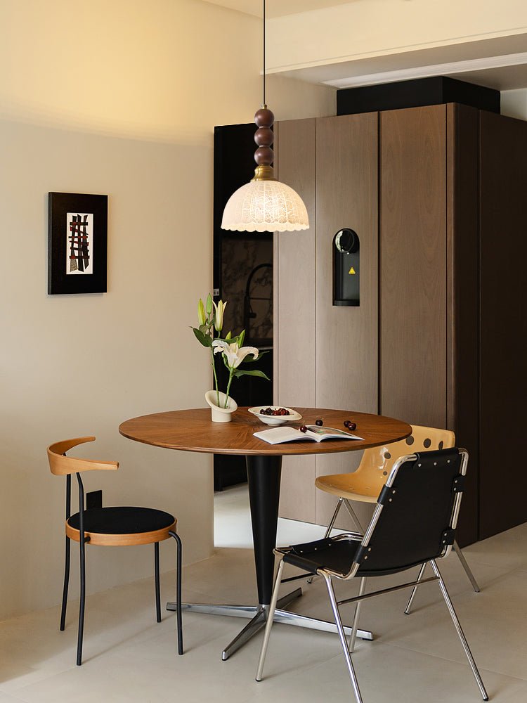 Avshaara Suspension en Tissu Vintage et Bois - Neutralighting