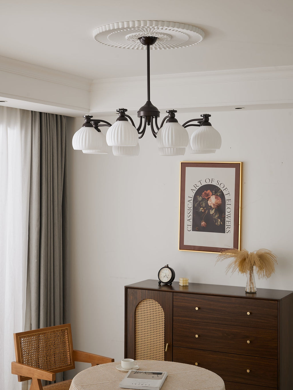 Calaeor Chandelier Premium Élégance en Verre - Neutralighting