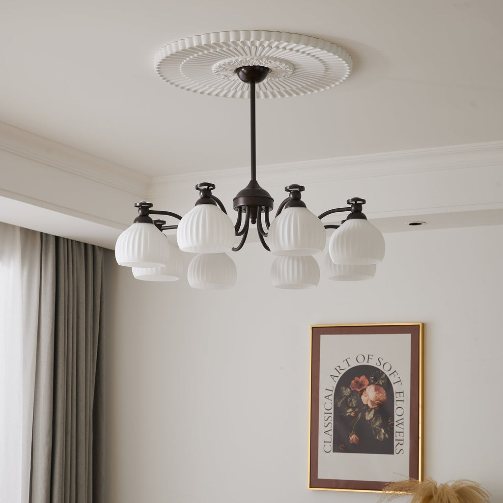 Calaeor Chandelier Premium Élégance en Verre - Neutralighting