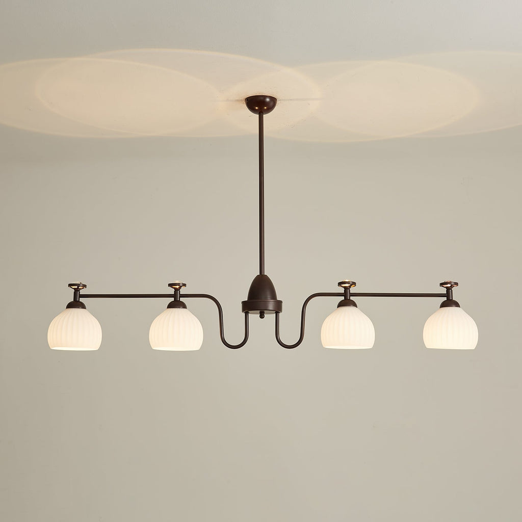Calaeor Chandelier Premium Élégance en Verre - Neutralighting