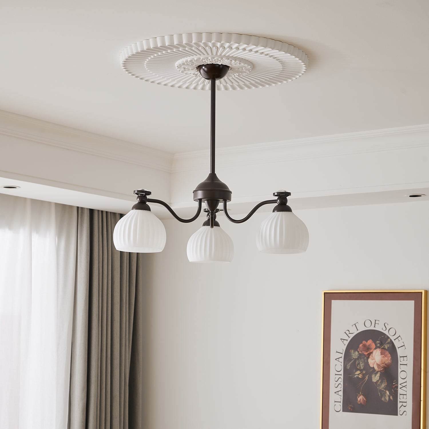 Calaeor Chandelier Premium Élégance en Verre - Neutralighting