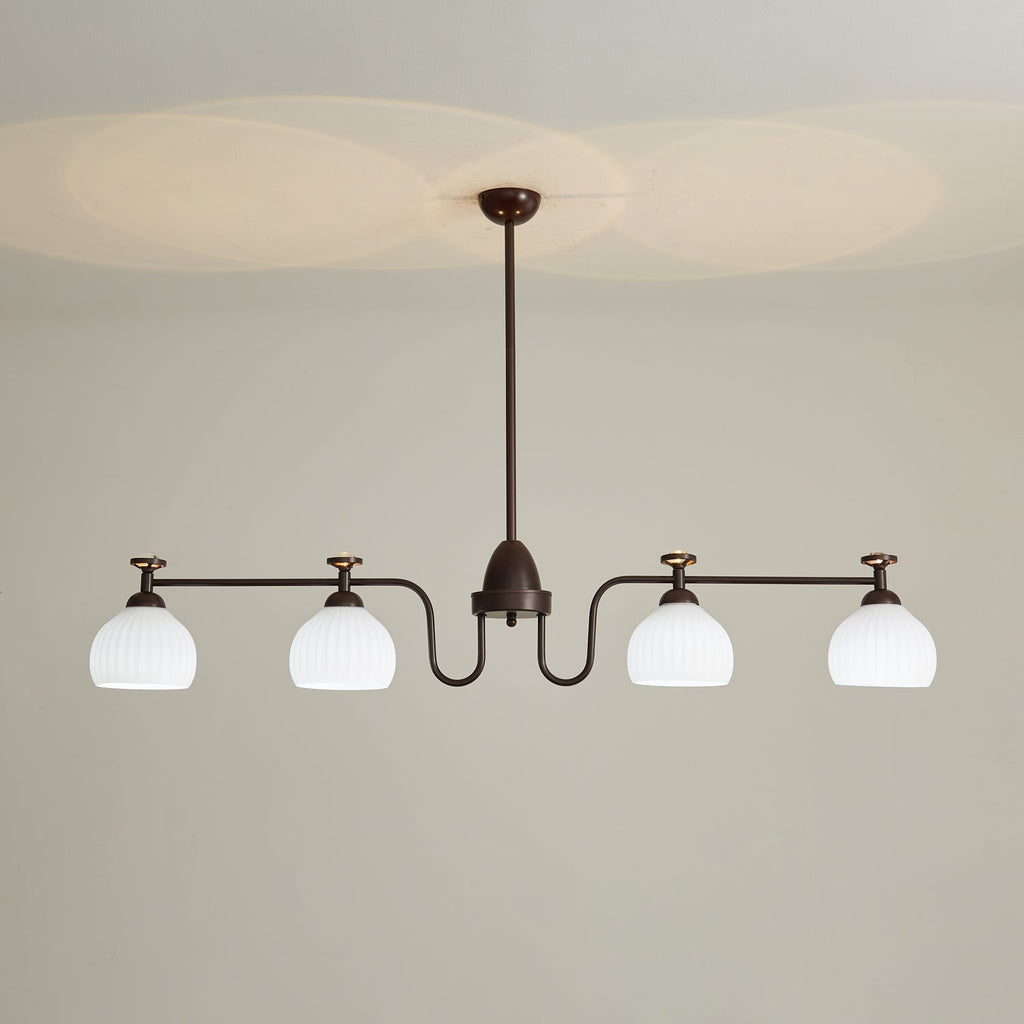 Calaeor Chandelier Premium Élégance en Verre - Neutralighting