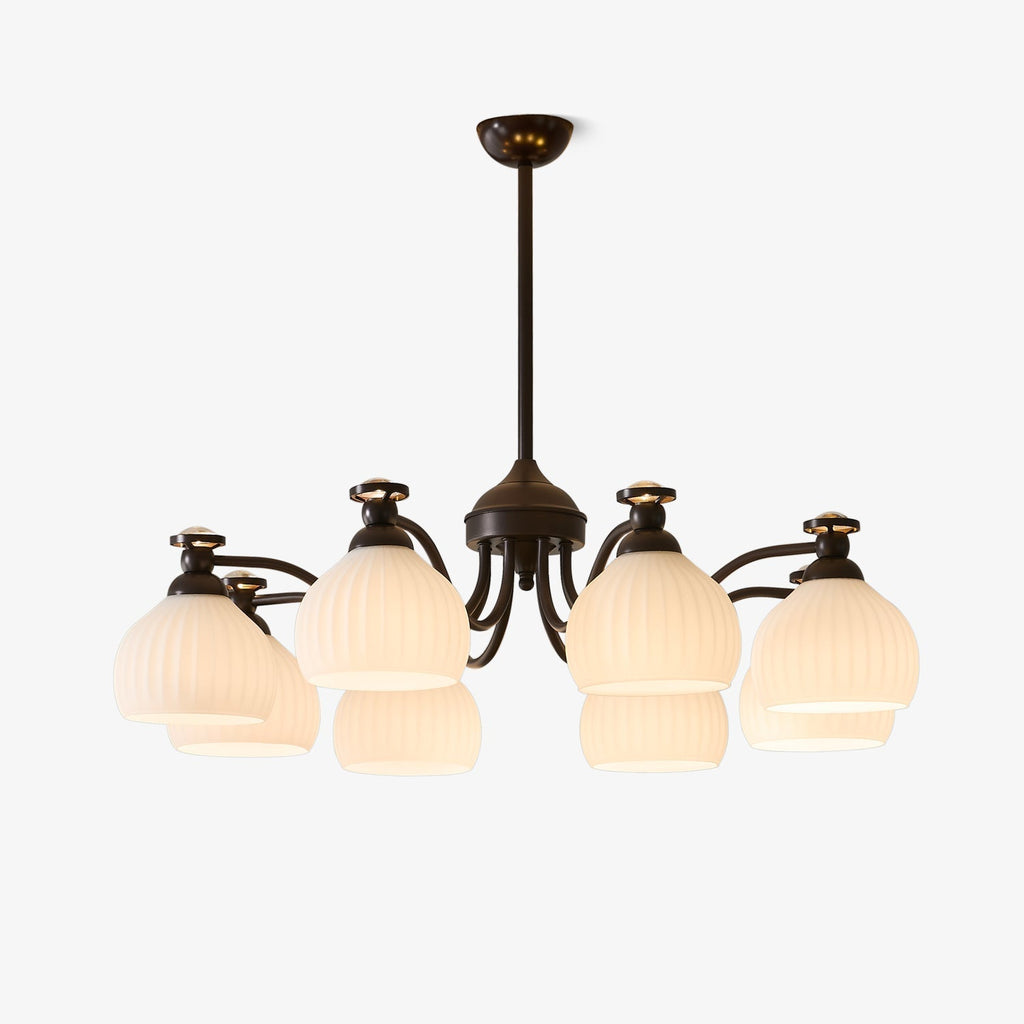 Calaeor Chandelier Premium Élégance en Verre - Neutralighting