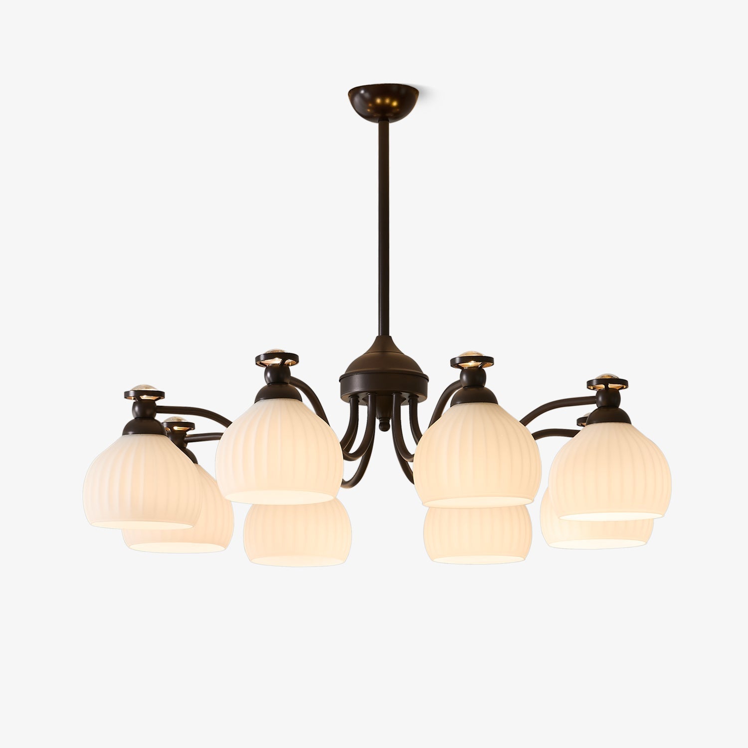 Calaeor Chandelier Premium Élégance en Verre - Neutralighting