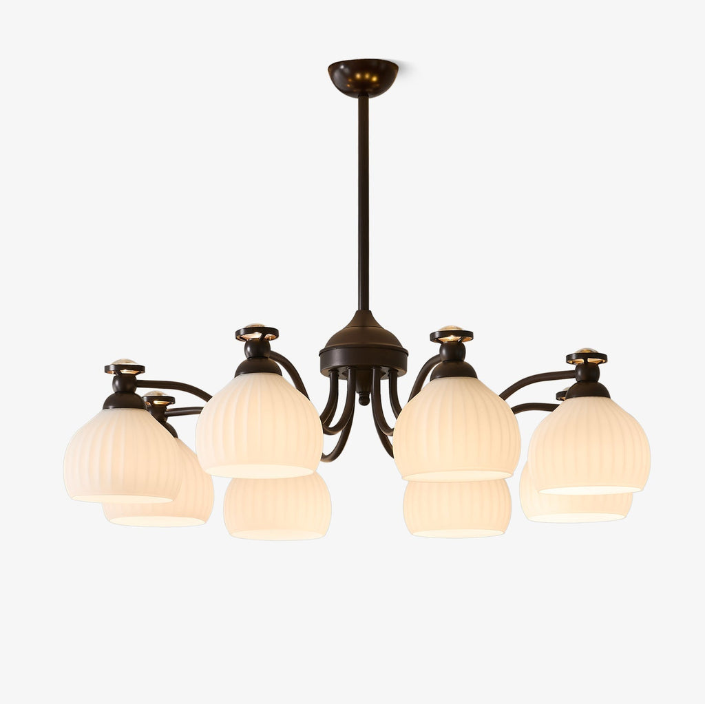 Calaeor Chandelier Premium Élégance en Verre - Neutralighting