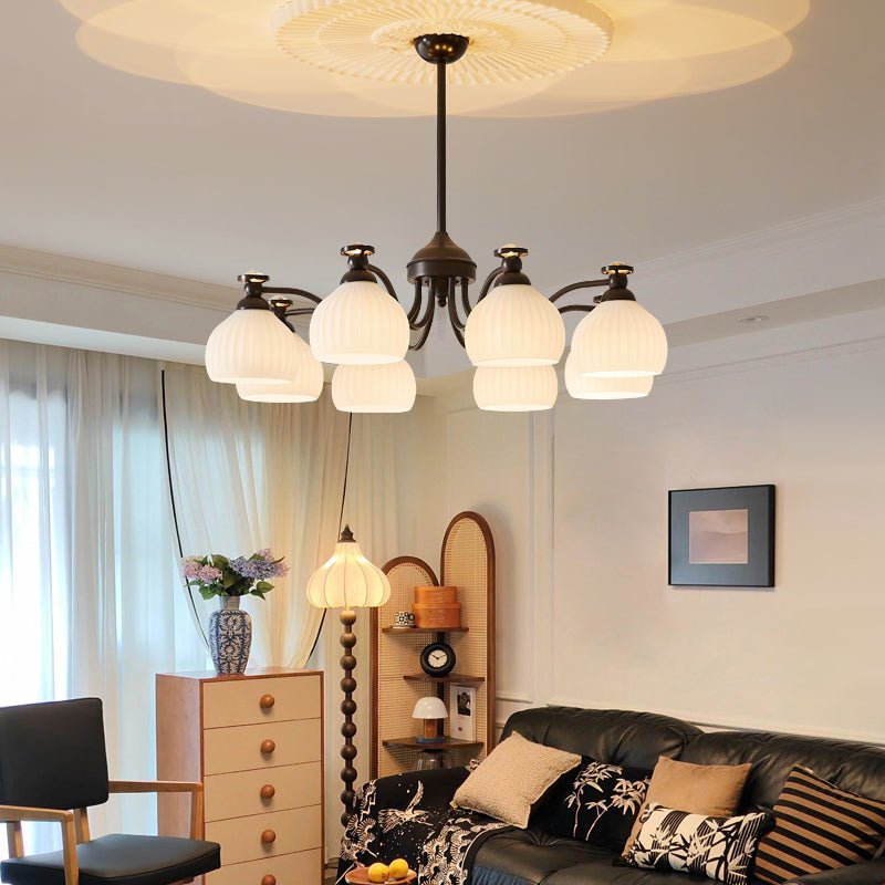 Calaeor Chandelier Premium Élégance en Verre - Neutralighting