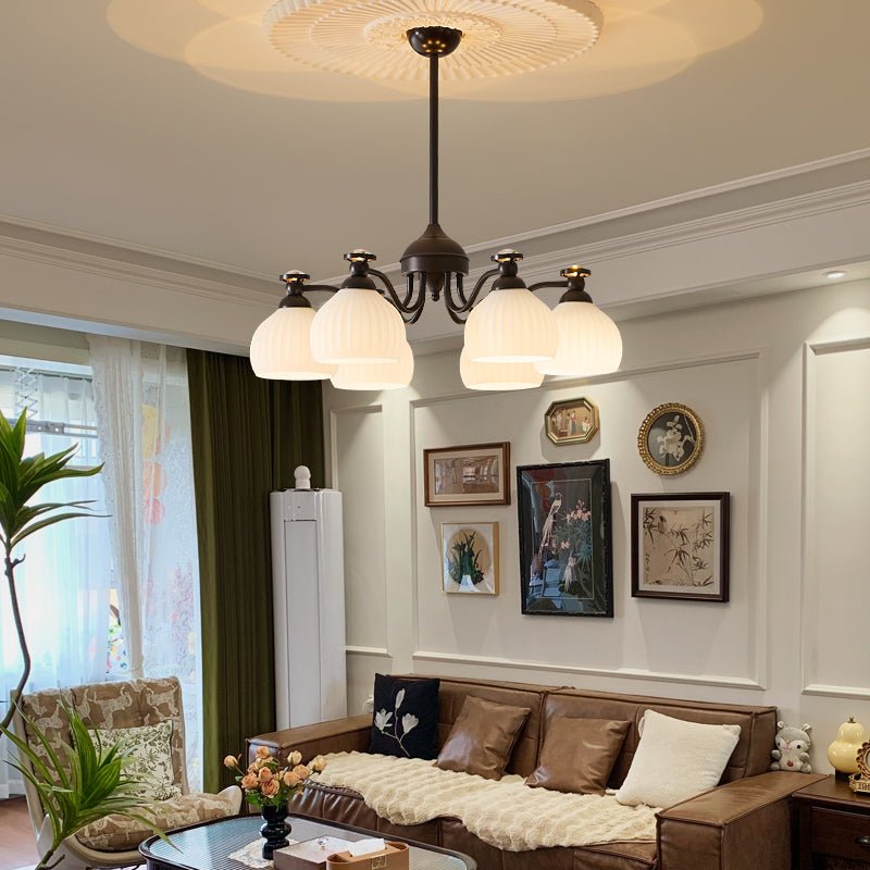 Calaeor Chandelier Premium Élégance en Verre - Neutralighting