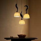 Colire Créativité Tordu Bois Suspension Lumière - Neutralighting