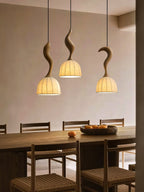 Colire Créativité Tordu Bois Suspension Lumière - Neutralighting