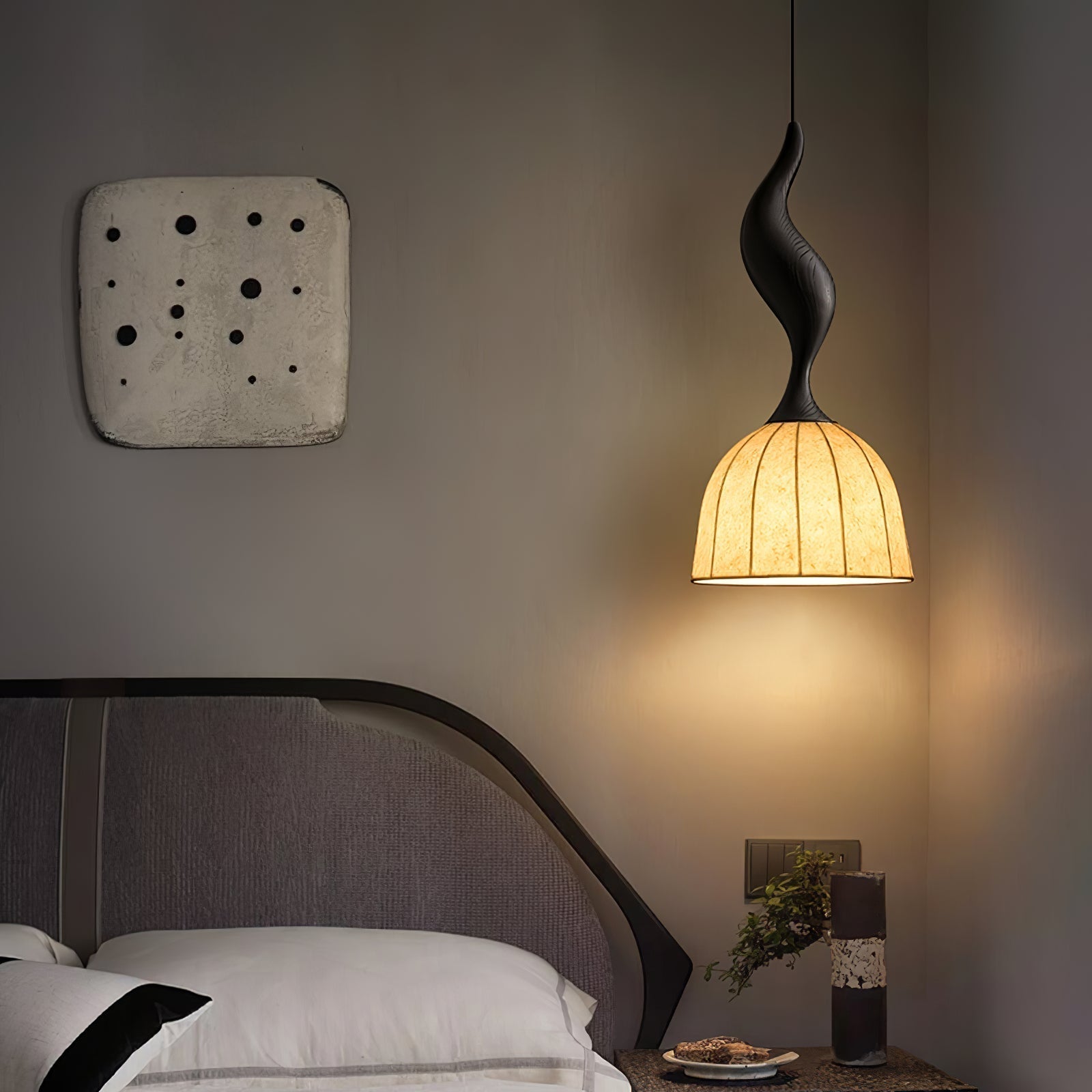 Colire Créativité Tordu Bois Suspension Lumière - Neutralighting