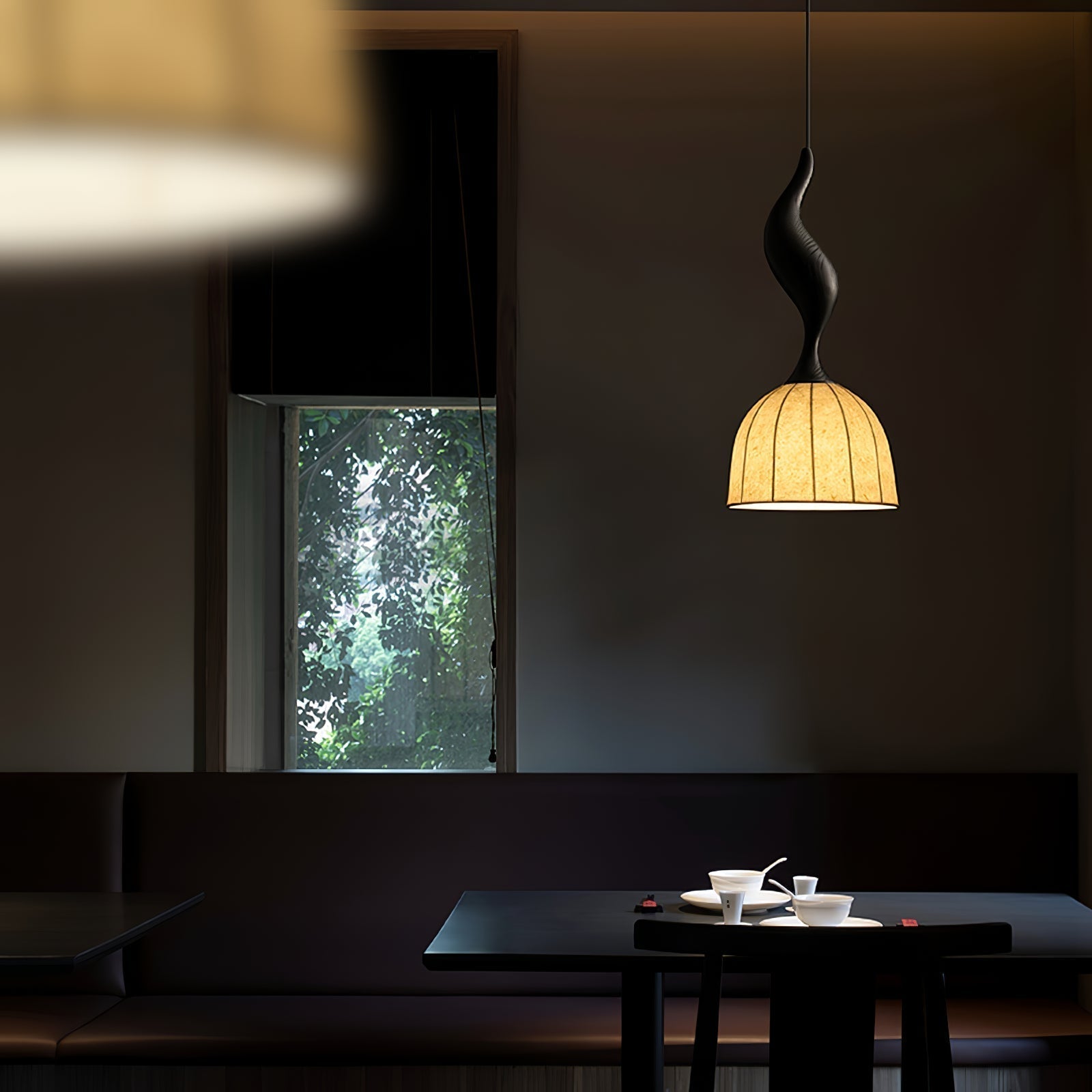 Colire Créativité Tordu Bois Suspension Lumière - Neutralighting