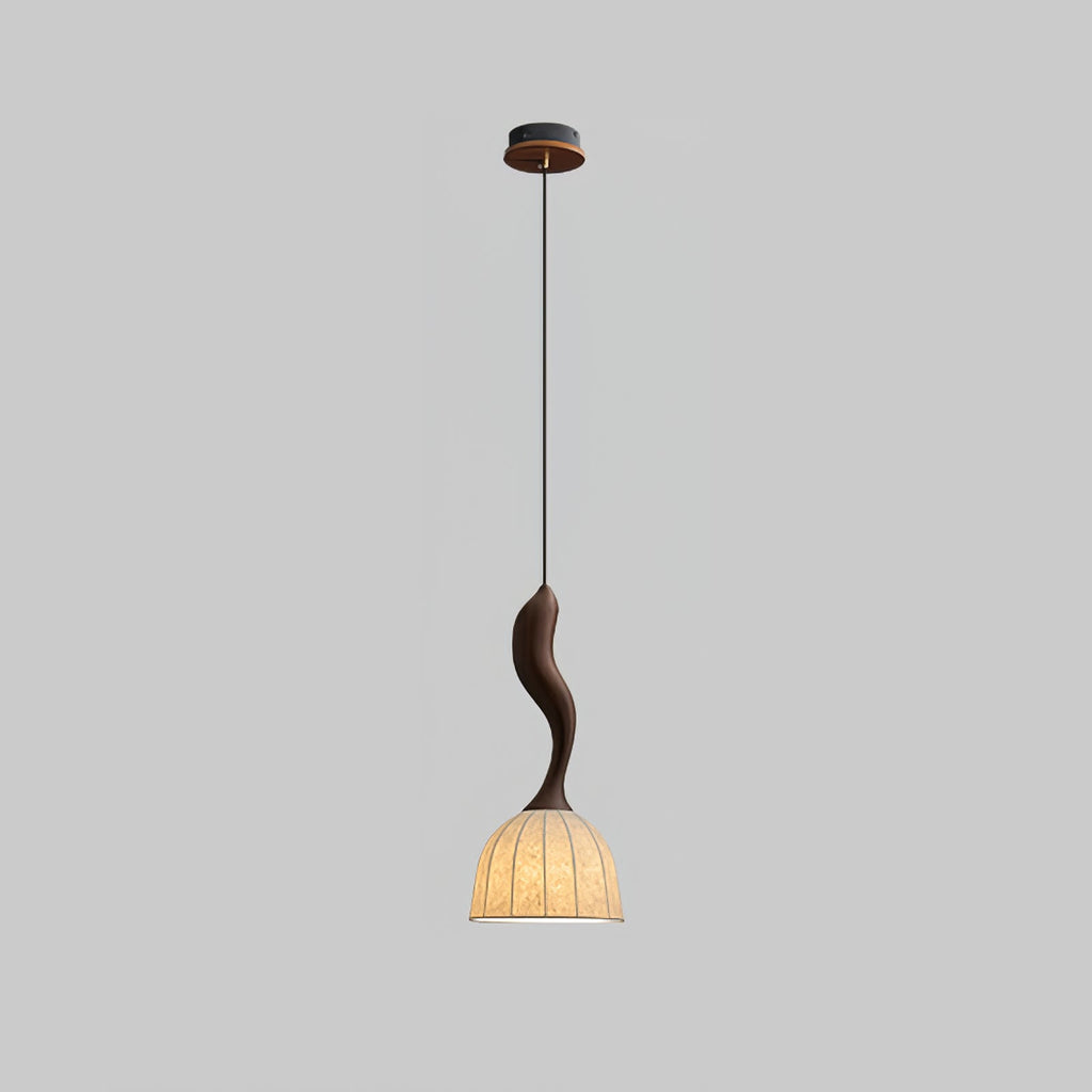 Colire Créativité Tordu Bois Suspension Lumière - Neutralighting