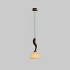 Colire Créativité Tordu Bois Suspension Lumière - Neutralighting