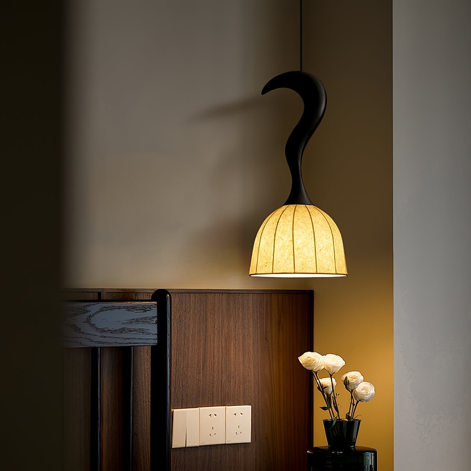 Colire Créativité Tordu Bois Suspension Lumière - Neutralighting