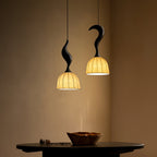 Colire Créativité Tordu Bois Suspension Lumière - Neutralighting